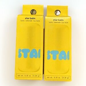 Starface Star Balm Lucky‎ Lemonade Lip Balm 0.15 oz Full Size New/Boxed